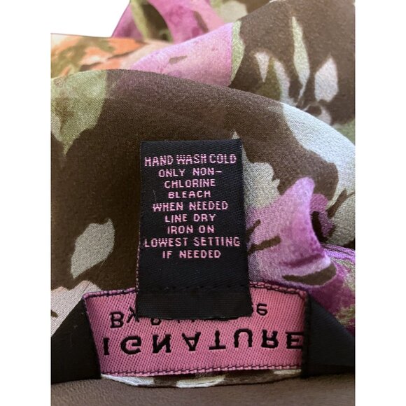 Y2K Silk Midi Dress 10 Bias Cut Ruffle Sleeveless Fairy Whimsygoth 100% Silk - Picture 9 of 9